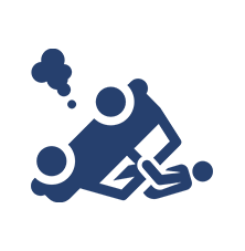 graphic showing auto accident injuries