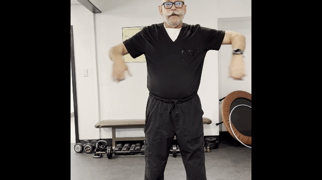 Dr. Al Daniel performing Elbow Rotations