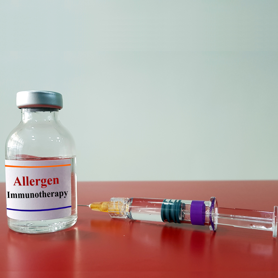 allergen immunotherapy, AKA allergy shots