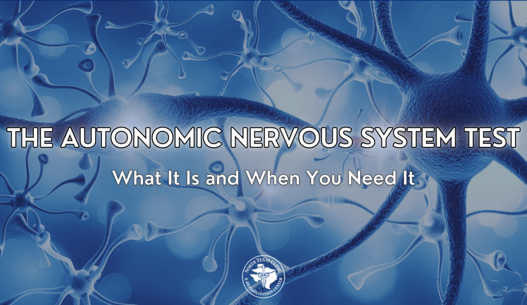 The Autonomic Nervous System Test header