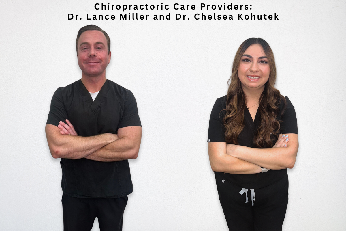 family chiropractor team: Dr. Miller and Dr. Kohutek