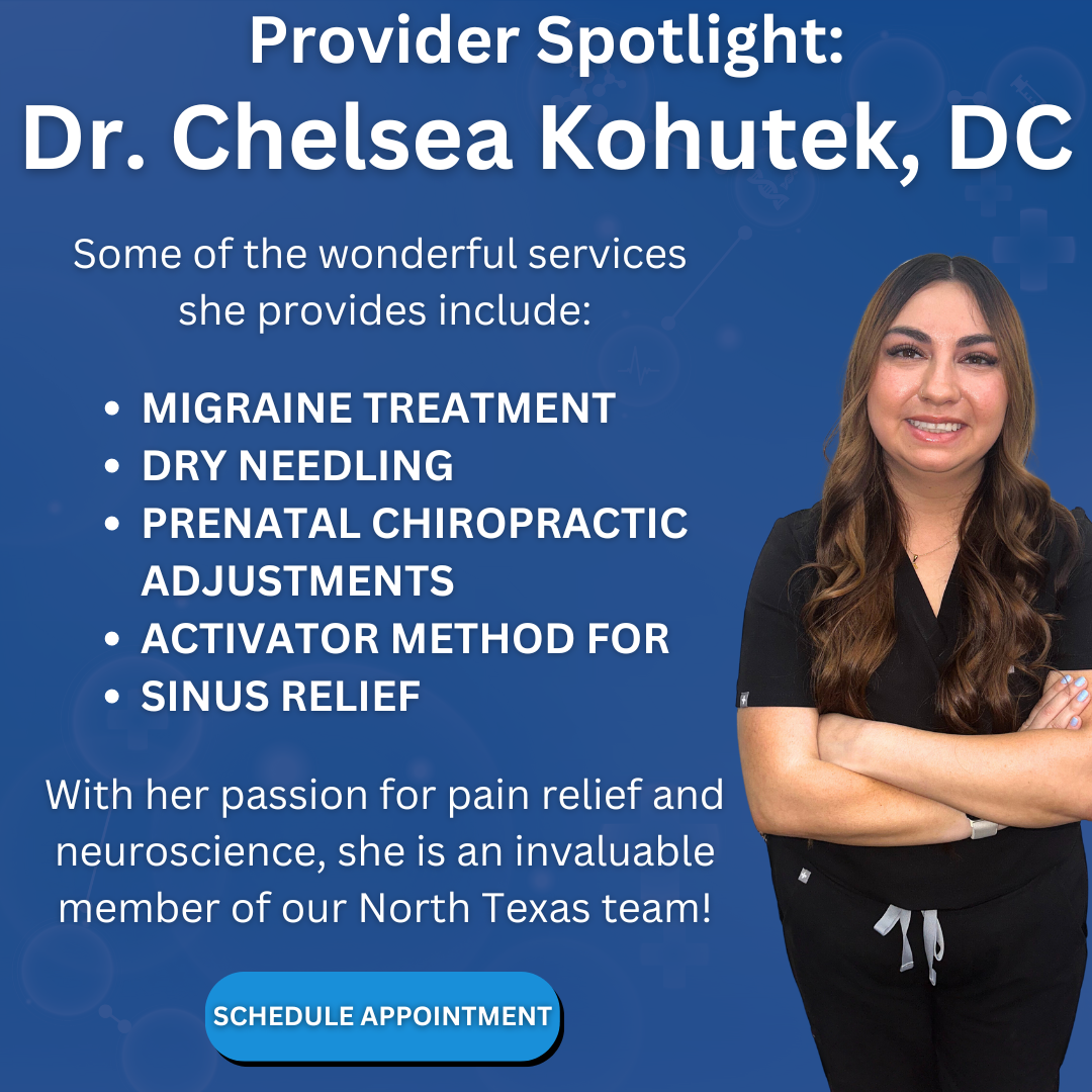 Provider Spotlight highlighting Dr. Kohutek's services