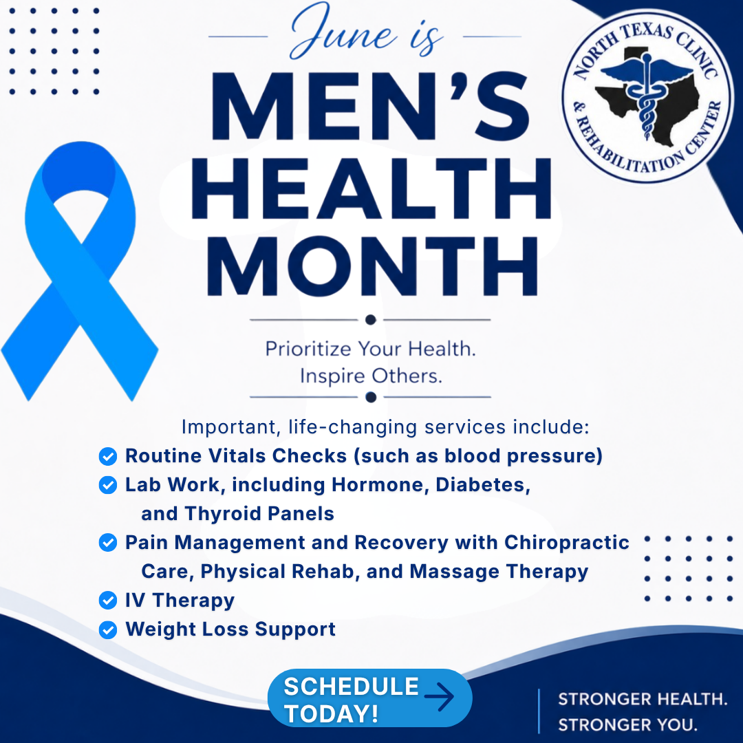 June is Men's Health Month pop-up